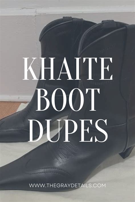 khaite boot dupes